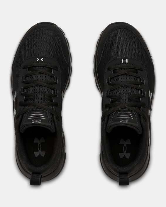 Grade School UA Assert 8 Running Shoes, Black, pdpMainDesktop image number 3